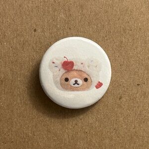 1.25in. Cute Bear Pin.
